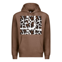 Chestnut cowhide pattern Premium Hoodie - RanaPortraitStore