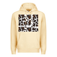 Pina Colada cowhide pattern Premium Hoodie - RanaPortraitStore