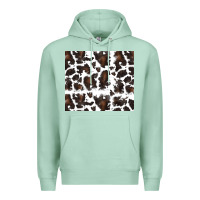 Seafoam cowhide pattern Premium Hoodie - RanaPortraitStore