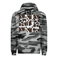 Slate Camo cowhide pattern Premium Hoodie - RanaPortraitStore