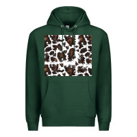 Sports Green cowhide pattern Premium Hoodie - RanaPortraitStore