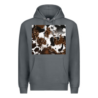 Rock cowhide and leopard pattern Premium Hoodie - RanaPortraitStore
