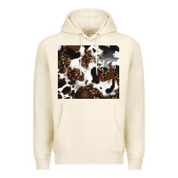 Tofu cowhide and leopard pattern Premium Hoodie - RanaPortraitStore