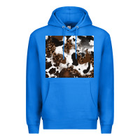 True Royal cowhide and leopard pattern Premium Hoodie - RanaPortraitStore