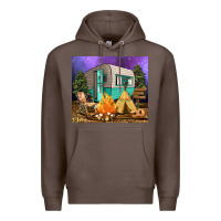 Coffee camping Premium Hoodie - RanaPortraitStore