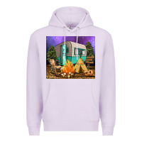 Lilac camping Premium Hoodie - RanaPortraitStore