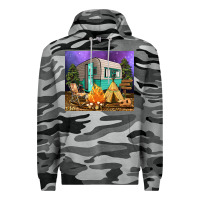 Slate Camo camping Premium Hoodie - RanaPortraitStore