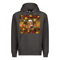 Christmas Cow Premium Hoodie | Teevron