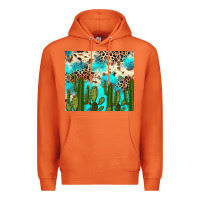Carrot cactus turquoise leopard cowhide tumbler rana Premium Hoodie - RanaPortraitStore