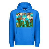 True Royal cactus turquoise leopard cowhide tumbler rana Premium Hoodie - RanaPortraitStore