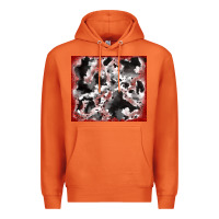 Carrot cowhide glitter tooled leather Premium Hoodie - RanaPortraitStore