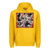 Lemon cowhide glitter tooled leather Premium Hoodie - RanaPortraitStore