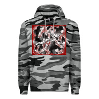 Slate Camo cowhide glitter tooled leather Premium Hoodie - RanaPortraitStore