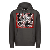 Smoke cowhide glitter tooled leather Premium Hoodie - RanaPortraitStore