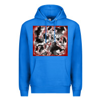 True Royal cowhide glitter tooled leather Premium Hoodie - RanaPortraitStore