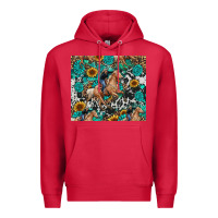 Cardinal cowgirl sunflower turquoise Premium Hoodie - RanaPortraitStore