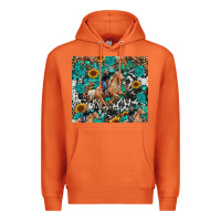 Carrot cowgirl sunflower turquoise Premium Hoodie - RanaPortraitStore