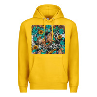 Lemon cowgirl sunflower turquoise Premium Hoodie - RanaPortraitStore