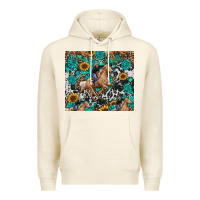 Cowgirl Sunflower Turquoise Premium Hoodie | Teevron