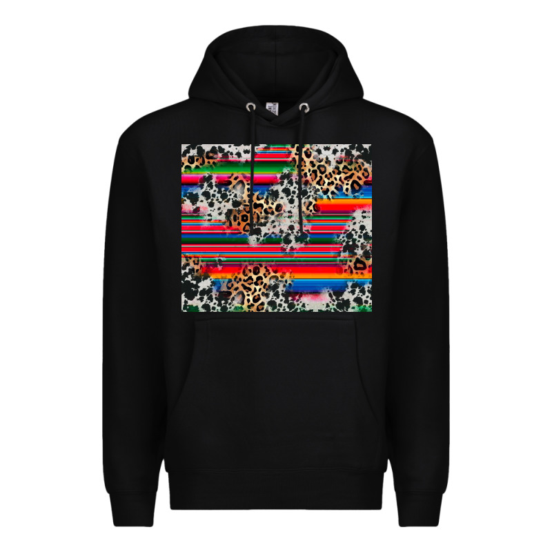 Cowhide Leopard Serape Premium Hoodie by RanaPortraitStore | Teevron