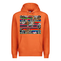 Carrot cowhide leopard serape Premium Hoodie - RanaPortraitStore