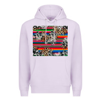 Lilac cowhide leopard serape Premium Hoodie - RanaPortraitStore