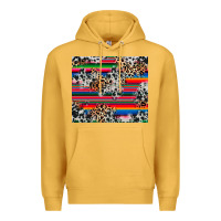 Mustard cowhide leopard serape Premium Hoodie - RanaPortraitStore