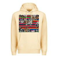 Pina Colada cowhide leopard serape Premium Hoodie - RanaPortraitStore