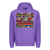 Purple cowhide leopard serape Premium Hoodie - RanaPortraitStore