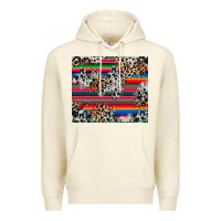 Sandshell cowhide leopard serape Premium Hoodie - RanaPortraitStore