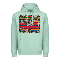 Seafoam cowhide leopard serape Premium Hoodie - RanaPortraitStore