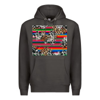 Smoke cowhide leopard serape Premium Hoodie - RanaPortraitStore