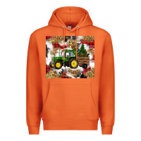 Carrot christmas farm tractor Premium Hoodie - RanaPortraitStore