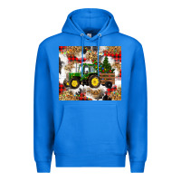 True Royal christmas farm tractor Premium Hoodie - RanaPortraitStore