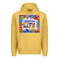 Antique Gold dispatcher life Premium Hoodie - RanaPortraitStore