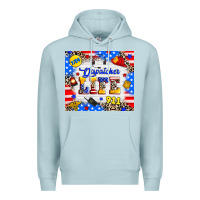 Blue Mist dispatcher life Premium Hoodie - RanaPortraitStore