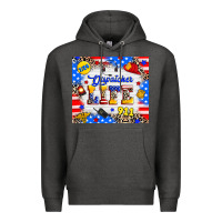 Charcoal Heather dispatcher life Premium Hoodie - RanaPortraitStore