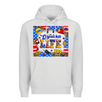 Dove Grey dispatcher life Premium Hoodie - RanaPortraitStore