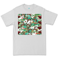 Dove Grey christmas magic pattern Premium Tee - CowhideDigitalArt