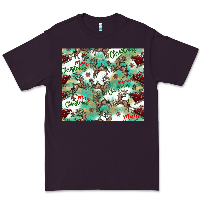Christmas Magic Pattern Premium Tee by CowhideDigitalArt | Teevron