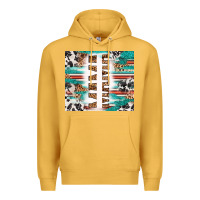 Mustard customized mama Premium Hoodie - RanaPortraitStore
