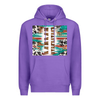 Purple customized mama Premium Hoodie - RanaPortraitStore