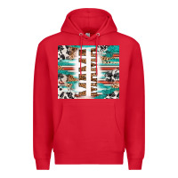 Red customized mama Premium Hoodie - RanaPortraitStore