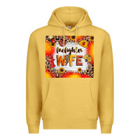 Antique Gold firefighter wife Premium Hoodie - RanaPortraitStore