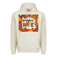 Oatmeal Heather firefighter wife Premium Hoodie - RanaPortraitStore