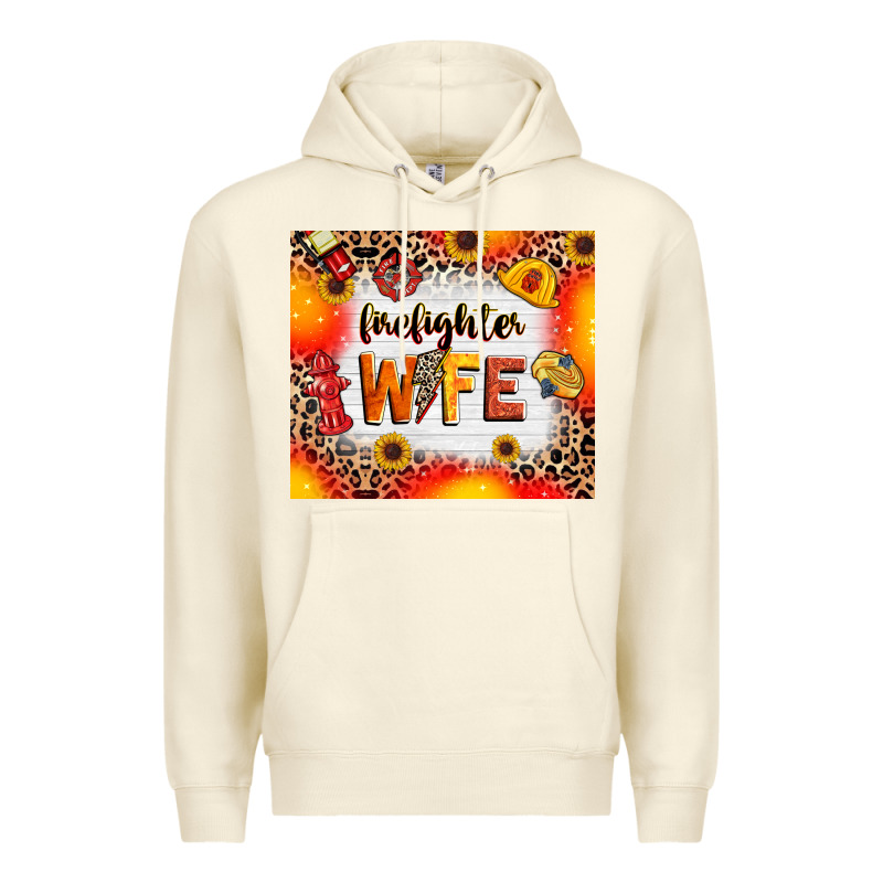 Firefighter Wife Premium Hoodie by RanaPortraitStore | Teevron