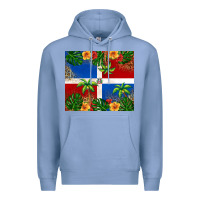 Colony Blue dominican republic Premium Hoodie - RanaPortraitStore