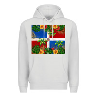 Dove Grey dominican republic Premium Hoodie - RanaPortraitStore