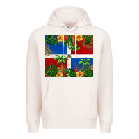Pale Pink dominican republic Premium Hoodie - RanaPortraitStore