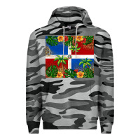 Slate Camo dominican republic Premium Hoodie - RanaPortraitStore